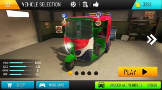 Rickshaw Stunt Racing - Impossible Tracks screenshot 0