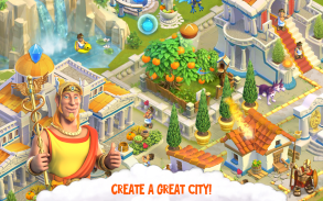 Divine Academy: granja y ciudad con dioses griegos screenshot 5