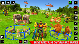 Police Robot Animal Rescue 3D screenshot 5