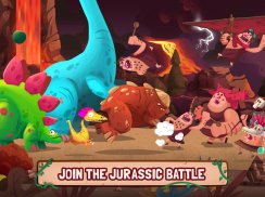 Dino Bash - Dinosaurs v Cavemen Tower Defense Wars screenshot 3