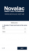 Novalac HCP Quiz App screenshot 1