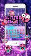 Glitter Emoji Kika Keyboard screenshot 0