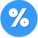 Percentage calculator with GST Icon