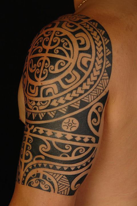 Polynesian tattoo, Sleeve tattoo Cover-up, arm tattoo, ink, white png |  PNGEgg