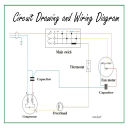 Circuit Drawing and Wiring Icon