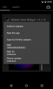 Mobile Data Widget screenshot 3