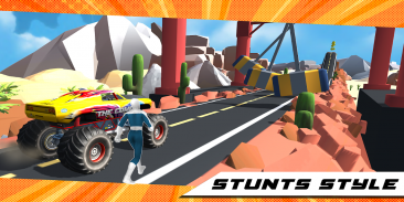 Superhero Mega Ramp Car Stunt screenshot 3