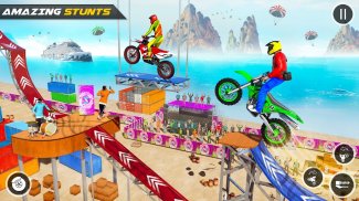 Real Bike Stunt Racing Games screenshot 2