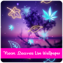 Neon Leaves Live Wallpaper Icon