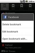 Bookmarks Light screenshot 2