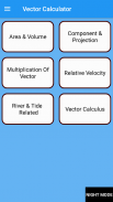 Vector Calculator screenshot 1