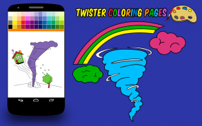 Twister Coloring Pages screenshot 2