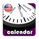 2021 USA Calendar - National and Local Holidays Icon