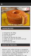 Receitas de Bolos Caseiros screenshot 1