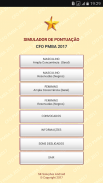 Simulador CFO PMBA 2017 screenshot 3