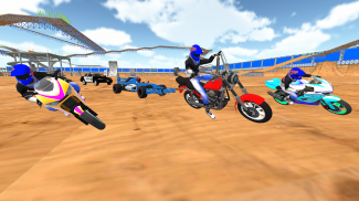 Motorcycle Escape Simulator; Fórmula Coche-Policía screenshot 0