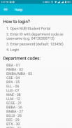 NUB Student Portal screenshot 2