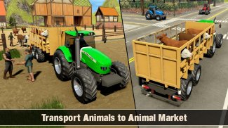 Real Tractor Driver Simulator - New Tractor Games screenshot 0