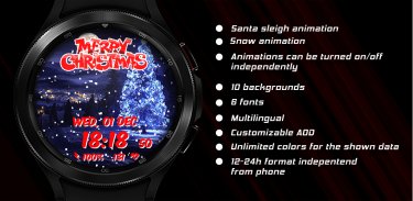 GS Christmas Watch Face screenshot 6