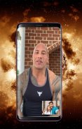 Dwayne Johnson Video Call Fake screenshot 2