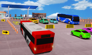 حديث حافلة موقف سيارات سيم 2017: حافلة ألعاب screenshot 1