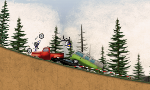 Stickman Downhill - Motocross screenshot 2