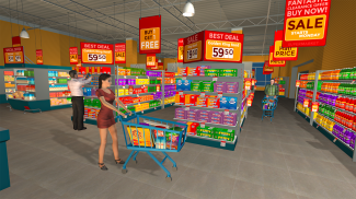 Supermarket Shopping Games 3D screenshot 0