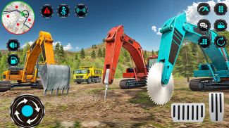 operador de grúa máquinas de minería de roca juego screenshot 2
