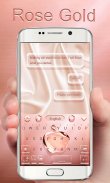 Rose Gold GO Keyboard Theme screenshot 0