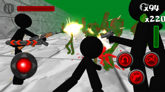 Stickman vs Zombies 3D screenshot 2