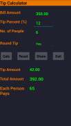 Tip calculator screenshot 0