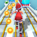 Subway Santa Princess Runner Icon