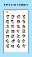 Love Stickers for Whatsapp , Couple Kiss Stickers screenshot 1