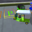 Rickshaw parking 3d 2025 game icon