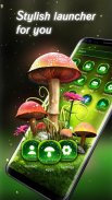 3D Mushroom&nature  launcher theme screenshot 2