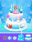 Icy Princess & Prince Cake screenshot 2