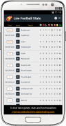 Live Football Stats screenshot 1