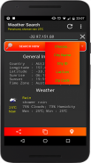 WeatherSearch screenshot 2