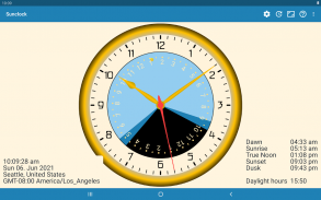 Sonnenuhr - Astronomische Uhr screenshot 22