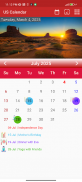 US Calendar 2025 screenshot 6