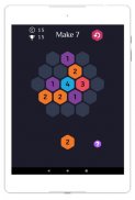 Make7 - Hexa Puzzle Game screenshot 3