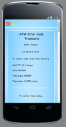 ATM Error Code Translator- NCR screenshot 1