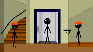 Stickman Escape Lift : Think o screenshot 2