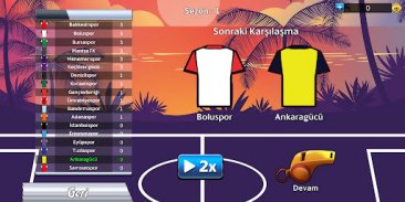 Kafa Futbolu - Türkiye 1. Lig screenshot 3