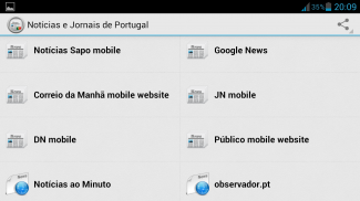 Notícias e Jornais de Portugal screenshot 7