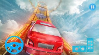 Impossible Tracks Limo Driving - Car Stunts Game screenshot 3