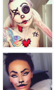 Funny Halloween Makeup Ideas screenshot 1