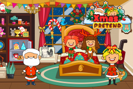 My Pretend Christmas - Santa Kids Holiday Party screenshot 1