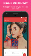 Best free and safe social app for women - SHEROES screenshot 2