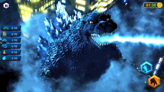 trò chơi quái vật godzilla 3D screenshot 2